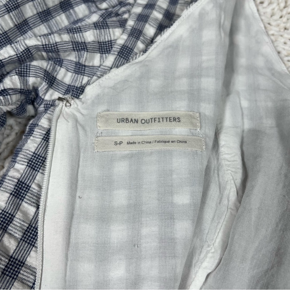 Urban Outfitters UO Lena Gingham Puff Sleeve Mini Dress - Picture 8 of 13